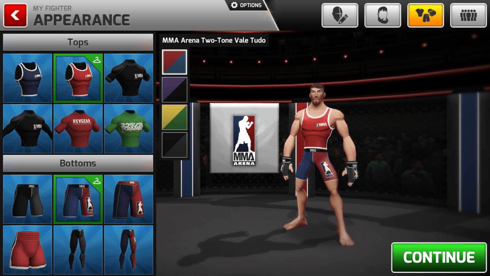 MMA Arena Обзор игры